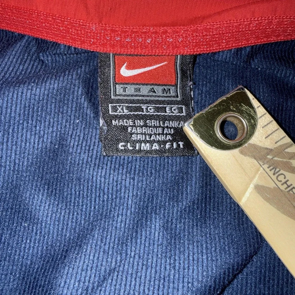 Ole Miss Rebels Jacket Mens XL Blue NCAA Basketball Nike Clima-FIT Full Zip